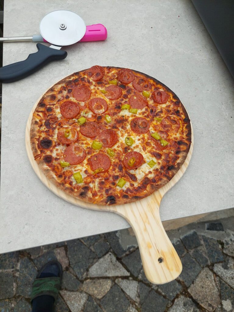 Homemade pizza